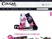 Tablet Screenshot of drinkcougar.com